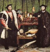 HOLBEIN, Hans the Younger The French Ambassadors France oil painting artist